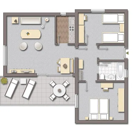 Ferienhaus Kastanie 44 - #127699 道恩
